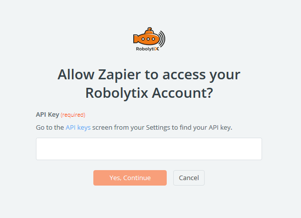 Creating new connection in Zapier